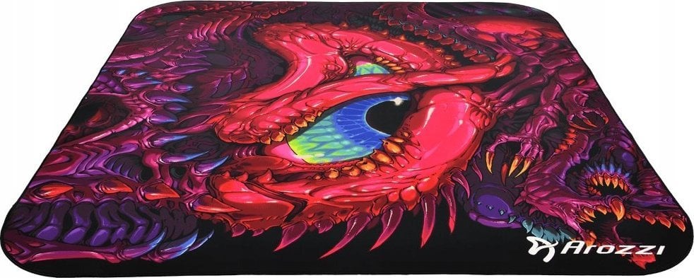 Tapet dyshemeje Arozzi Zona Quattro, nën karrige, model Crawling Chaos, i zi