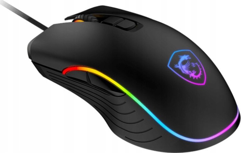 Maus gaming MSI Clutch GM30, me kabllo, 7200 DPI, RGB, i zi
