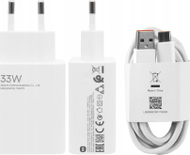 Мрежен полнач Xiaomi Charging Combo BHR9956EU, 33W, USB C 3A, бел