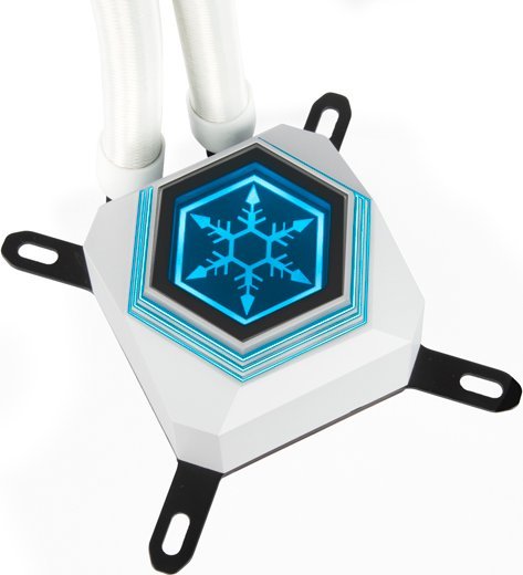 Ftohës ujor CPU SilverStone PF360W ARGB V2, radiator 360 mm, 3 ventilatorë 120 mm, i bardhë