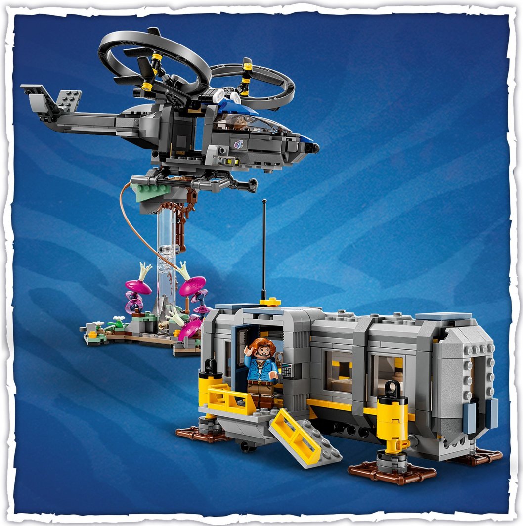 Set LEGO® Avatar 75573 Flying Mountains: Station 26 and RDA Samson, 887 pjesë