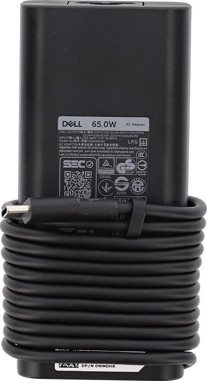 Karikues laptopi Dell 65W AC Adapter, 19.5V, lidhje 3 pin