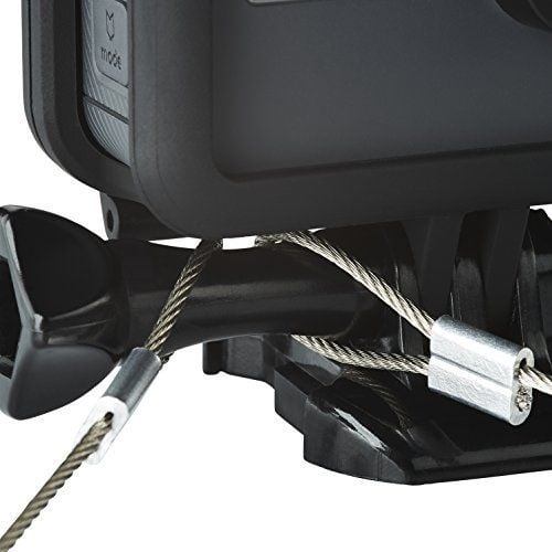 Set kabllo sigurie për kamera Mantona Safety Line, çelik inox 40cm dhe 100cm, e zezë argjend