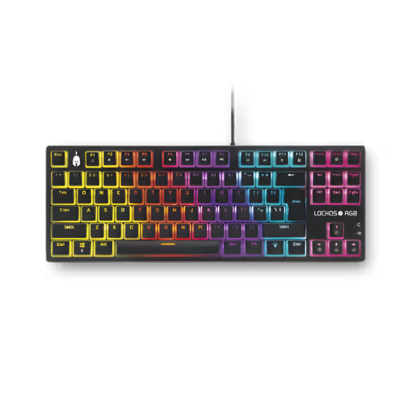 Tastierë Gaming Mekanike Spartan Gear Lochos 2 RGB TKL – E Zezë