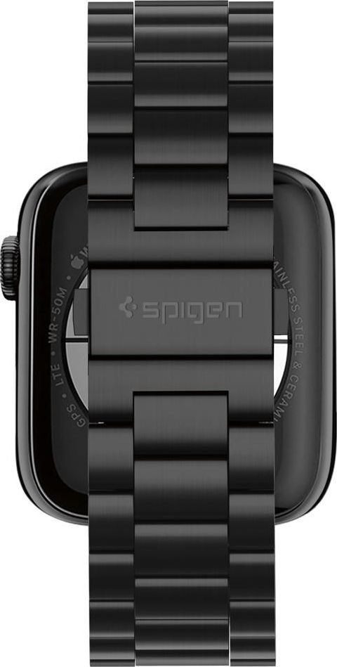 Rrip ore Spigen Modern Fit Band për Apple Watch 1 2 3 4, metalik, i zi