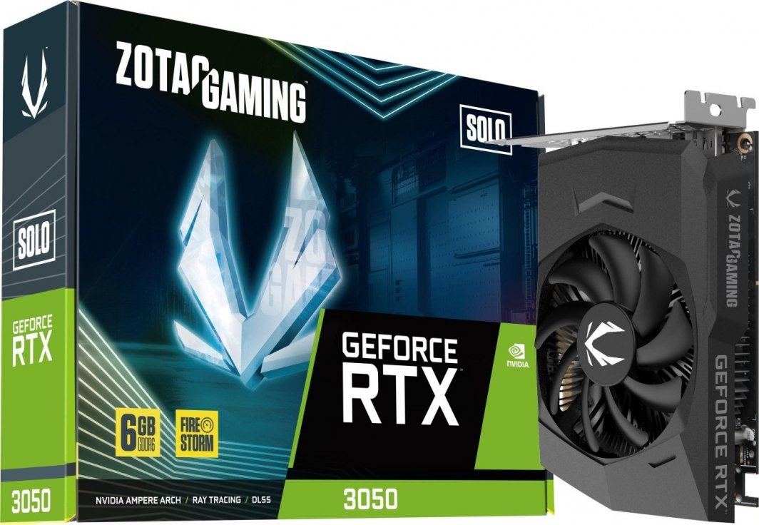 Kartelë grafike Zotac Gaming GeForce RTX 3050 Solo 6GB GDDR6