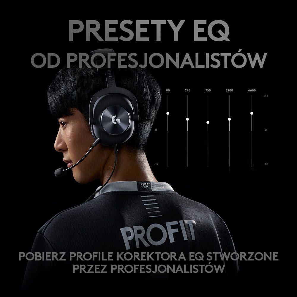 Kufje Logitech G Pro X (981-000818), të zeza