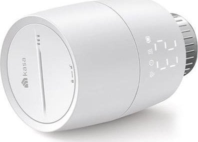 Termostat radiatori inteligjent TP-Link Kasa KE100, WiFi, kompatibil me Alexa dhe Google Assistant, i bardhë