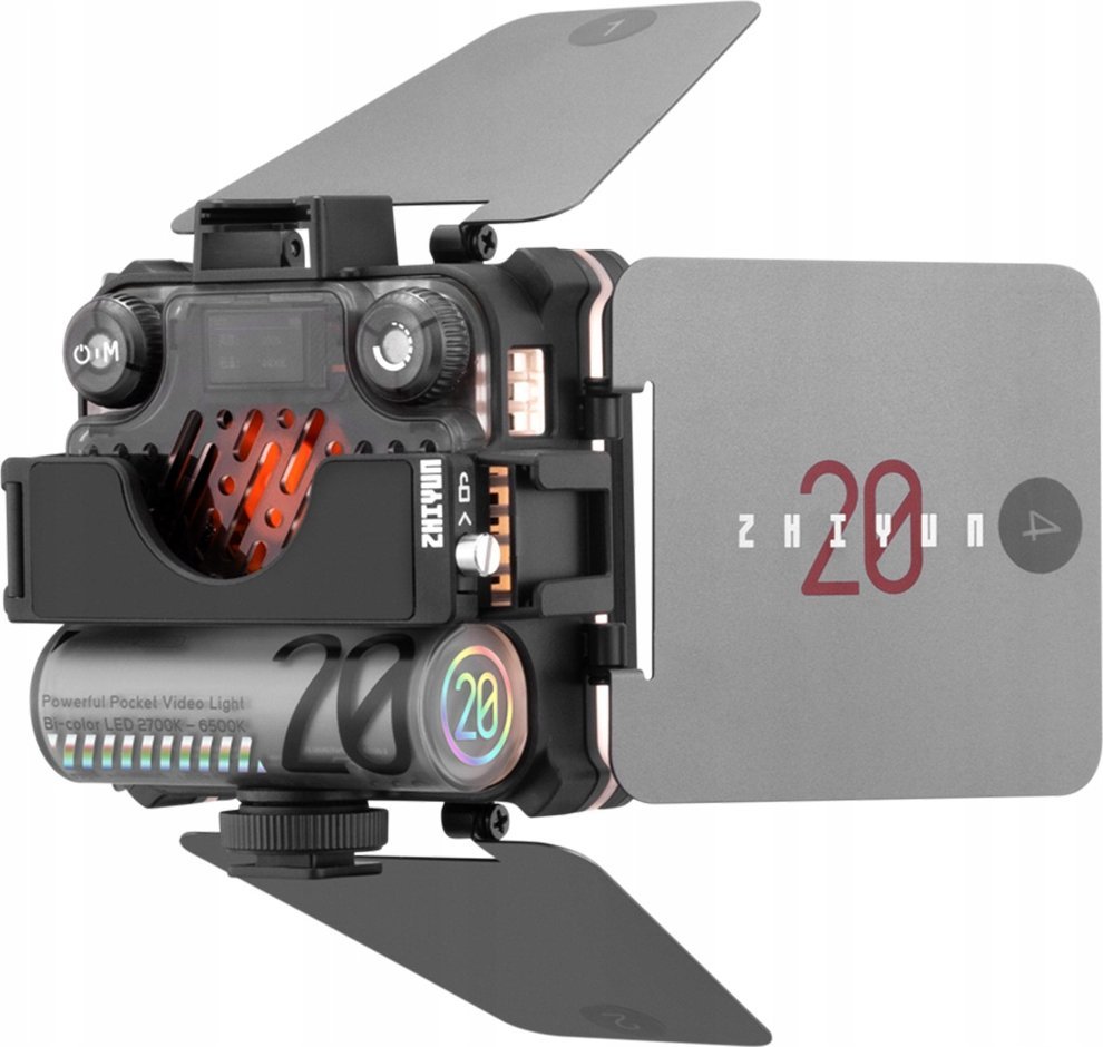 Dолна светилка LED Zhiyun Fiveray M20 Combo, 20W, Bi Color, бела