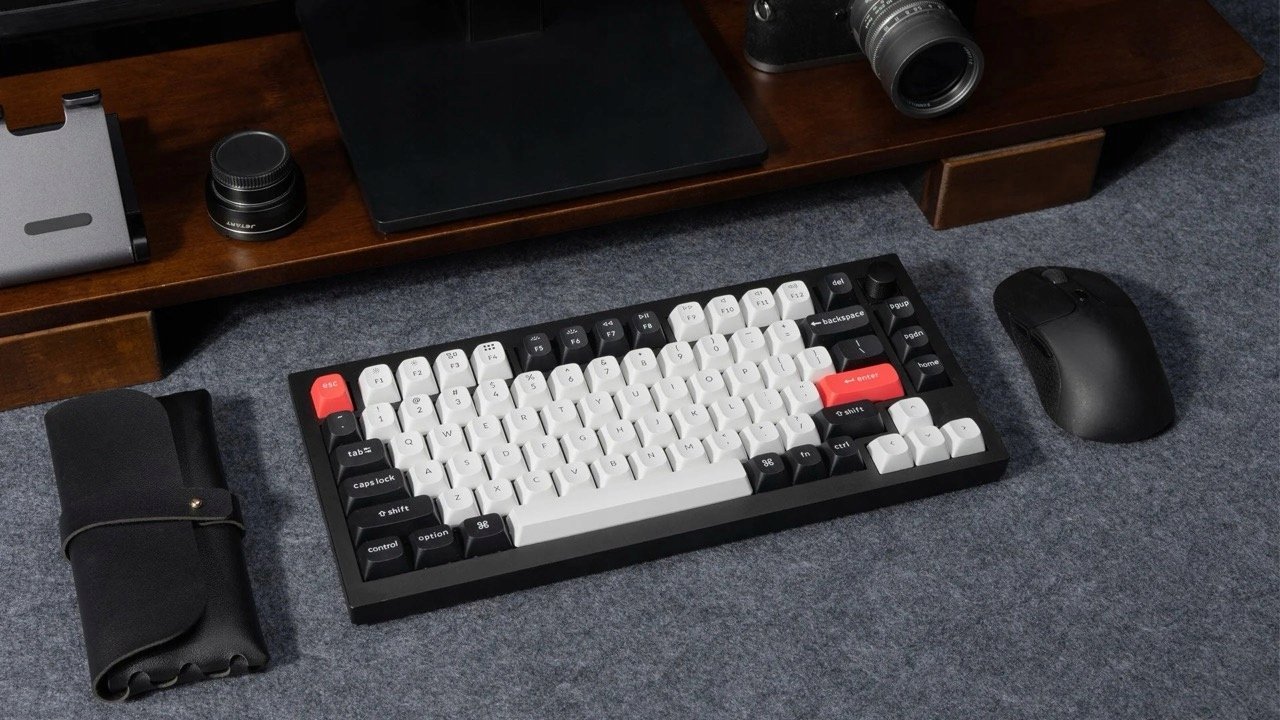Tastierë mekanike Keychron Q1 HE Wireless, 75%, RGB, Carbon Black