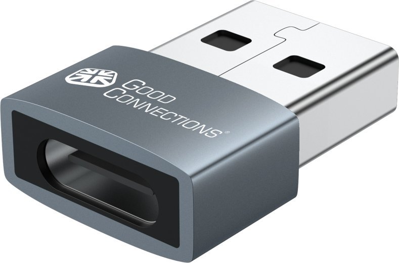 Адаптер USB Good Connections USB A во USB C, USB 2.0, сет 5 парчиња, црн