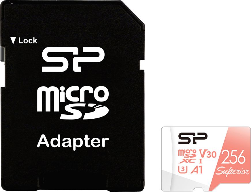 Kartë memorie Silicon Power Superior MicroSDXC 256GB, Class 10 UHS I U3 A1 V30