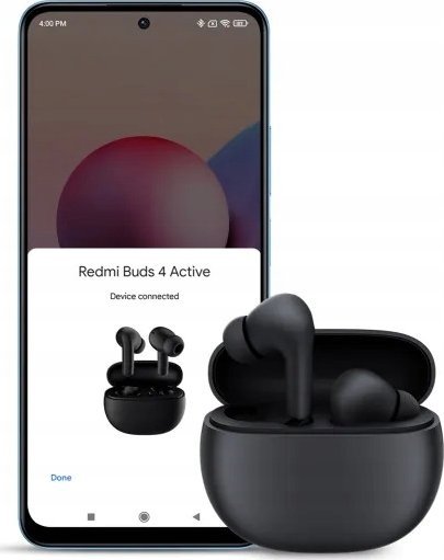 Dëgjuese Xiaomi Redmi Buds 4 Active, të bardha