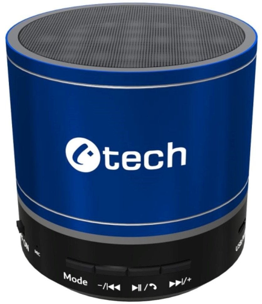Altoparlant portativ C-TECH SPK-08L, Bluetooth 5.0, 3W, blu