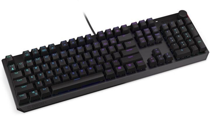 Tastierë Endorfy Thock, Kailh Blue, RGB LED, e zezë, US