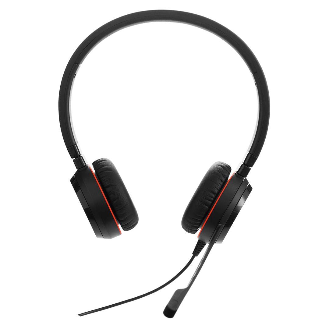 Kufje Jabra Evolve 20 UC Duo, USB, të zeza
