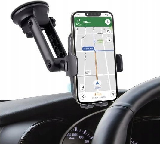 Mbajtëse telefoni për veturë SBS TESUPEXTWIR15W, karikues wireless 15W, e zezë