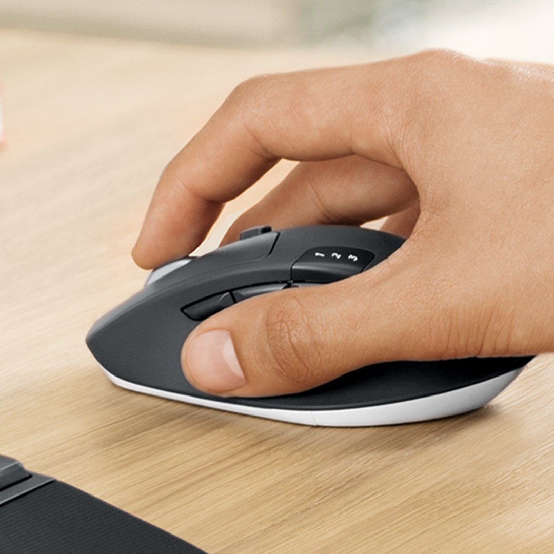 Set tastierë dhe maus Logitech MK850, QWERTZ Gjerman, Bluetooth, 2.4GHz, e zezë