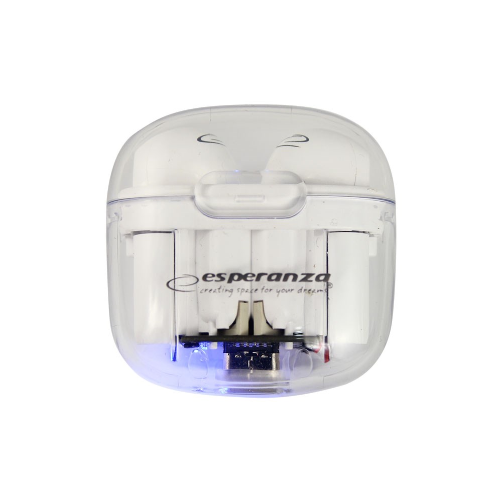 Dëgjuese Esperanza EH237W, Wireless, të bardha 2