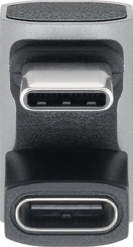 Adapter USB-C në USB4 U-Shape 180°, Pro, argjendtë