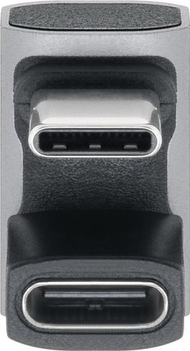 Adapter USB-C në USB4 U-Shape 180°, Pro, argjendtë