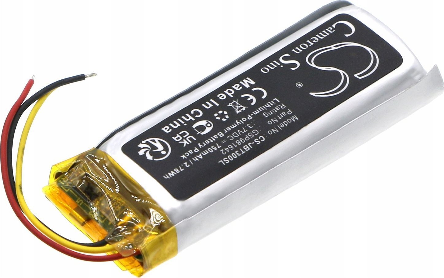 Bateri zëvendësuese për bazë karikimi JBL TUNE Beam GSP981642, 750mAh, 2.78Wh