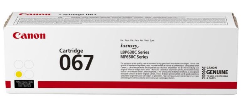 Toner Canon CLBP 067 Y, i verdhë