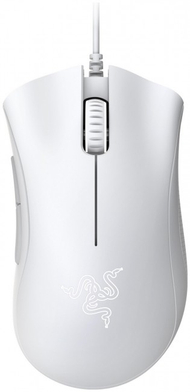 Maus gaming Razer DeathAdder Essential, 6400 DPI, me kabllo, i bardhë