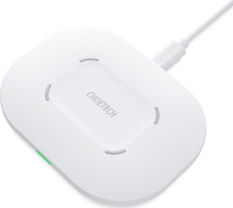 Karikues wireless Choetech T550 F, Qi, 15W, i bardhë