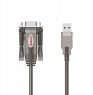 Adaptor kabllo USB A në RS232 DB9 UNITEK, high speed, 1.5m, i zi