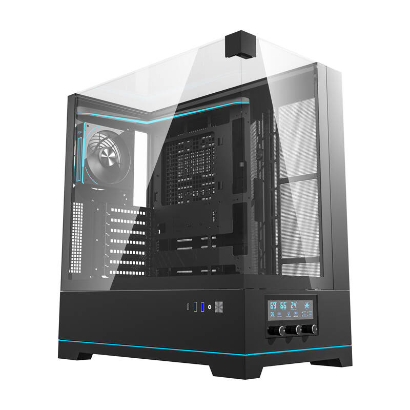 Kuti kompjuteri DarkFlash DY450, ATX, xham i temperuar, e zezë