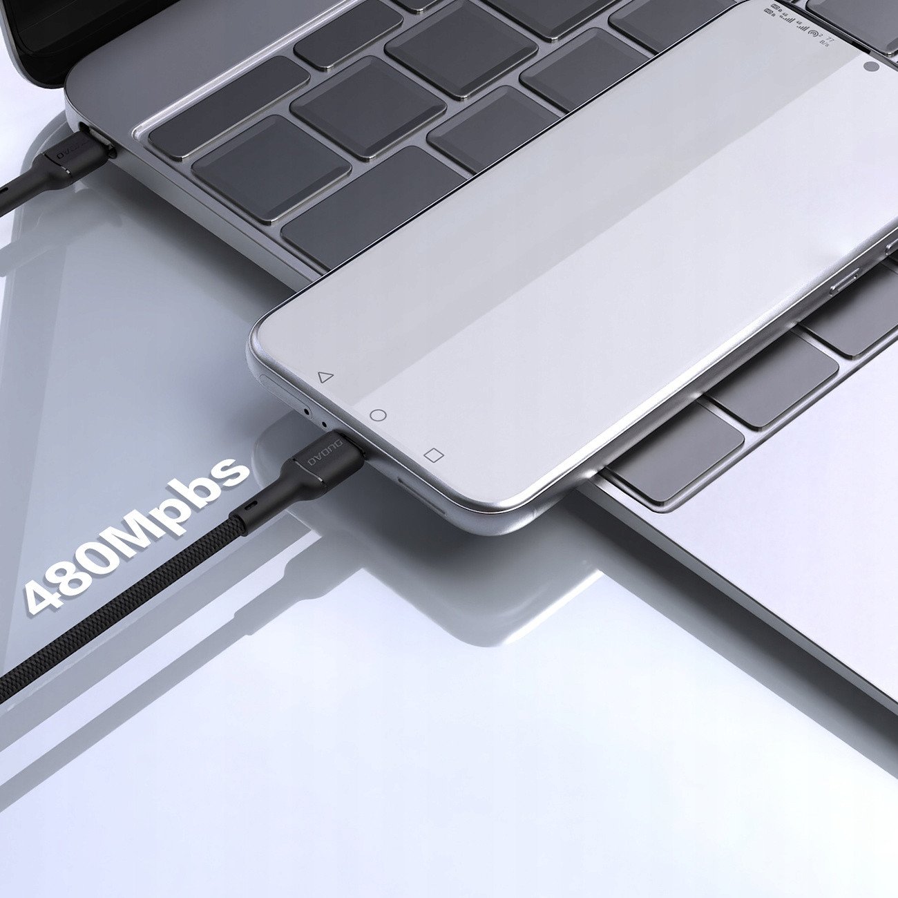 Kabllo USB C Dudao L9C, USB C në USB C, 65W, 2m, e zezë