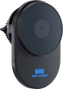 Mbajtëse veture Newell S18, MagSafe, karikues wireless 15W, e zezë