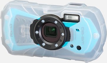 Aparat fotografik Pentax WG-90, 16MP, zmadhim optik 5x, blu