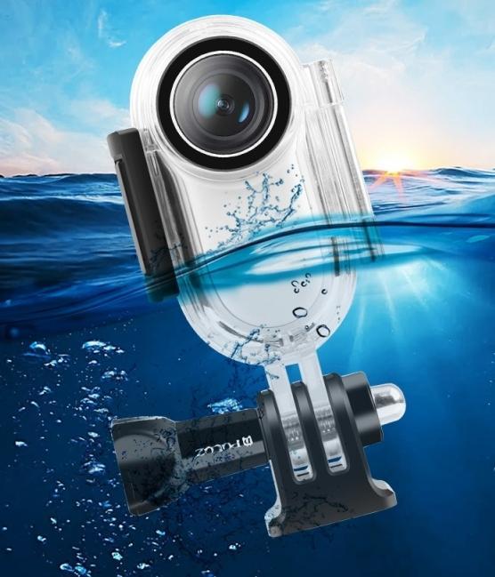 Strehë nënujore Puluz PU556T për Insta360 GO 2, 30m, transparente