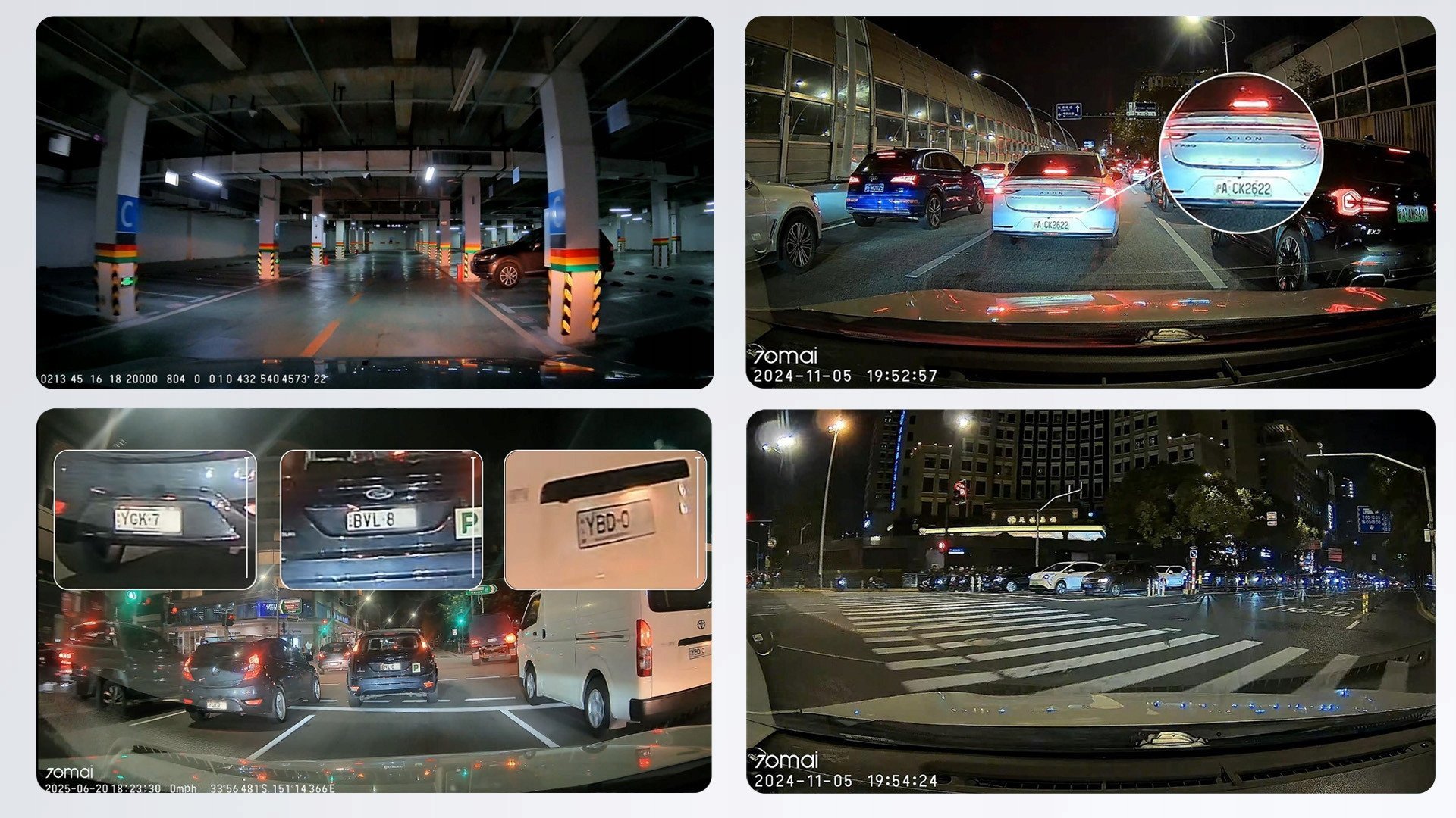 Kamera për makinë 70mai Dash Cam A400, 1440P, 145° FOV, gri