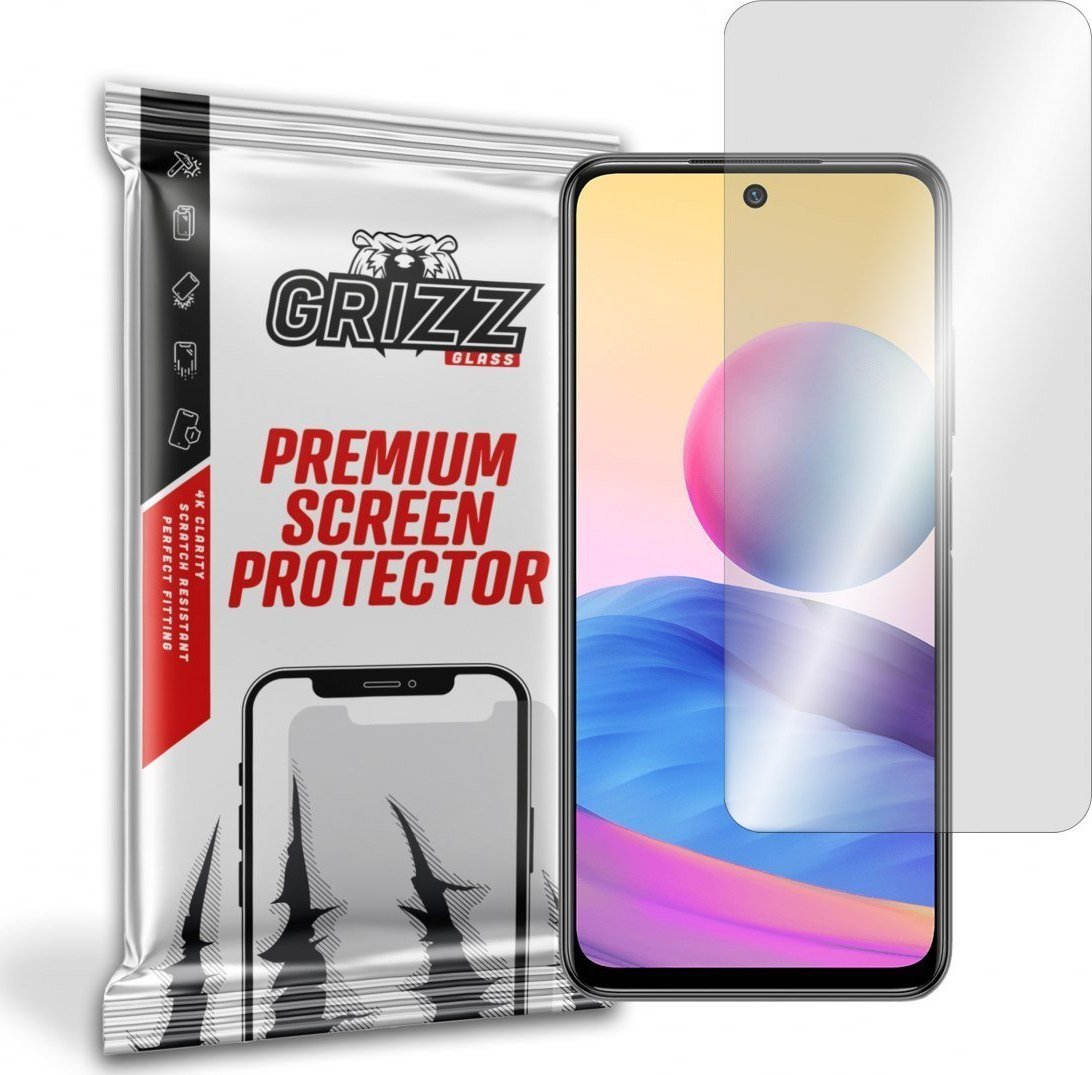 Xham mbrojtës GrizzGlass Hybrid Glass për Xiaomi Redmi 10 2022, fleksibël, transparencë e lartë