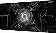 Mousepad gaming AQIRYS GRUIS 3XL, mikrofibër, bazë gome kundër rrëshqitjes, i zi