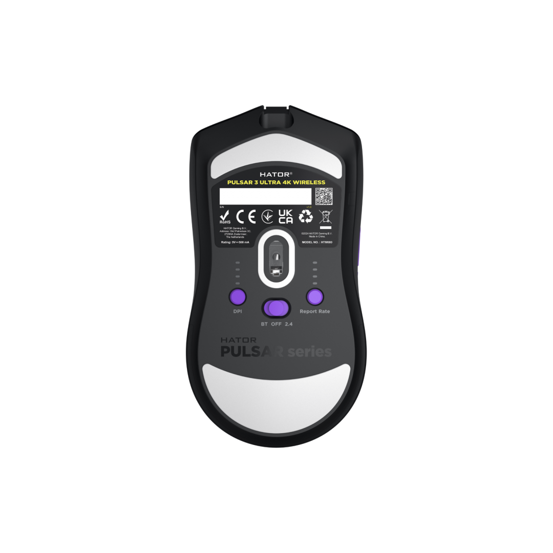 Maus wireless Hator Pulsar 3 Ultra, 8K 4K polling rate, i zi