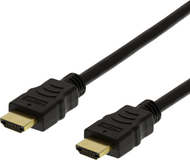 Kabllo HDMI DELTACO High-Speed Flex, 1m, 4K UHD, e zezë