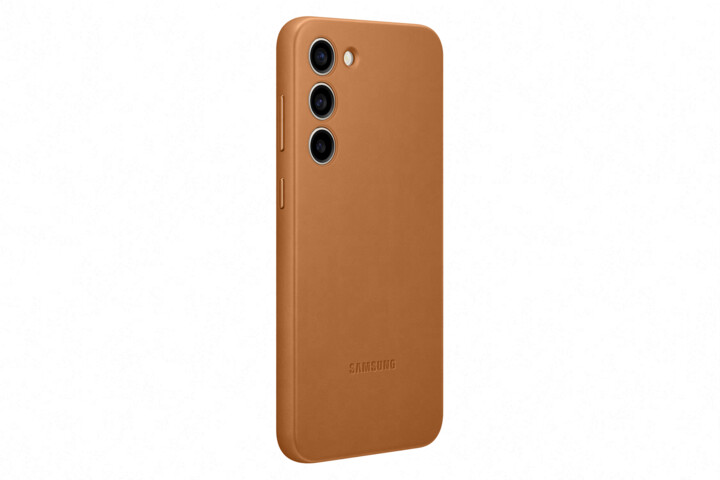 Маска Samsung за Galaxy S23+, кафеава