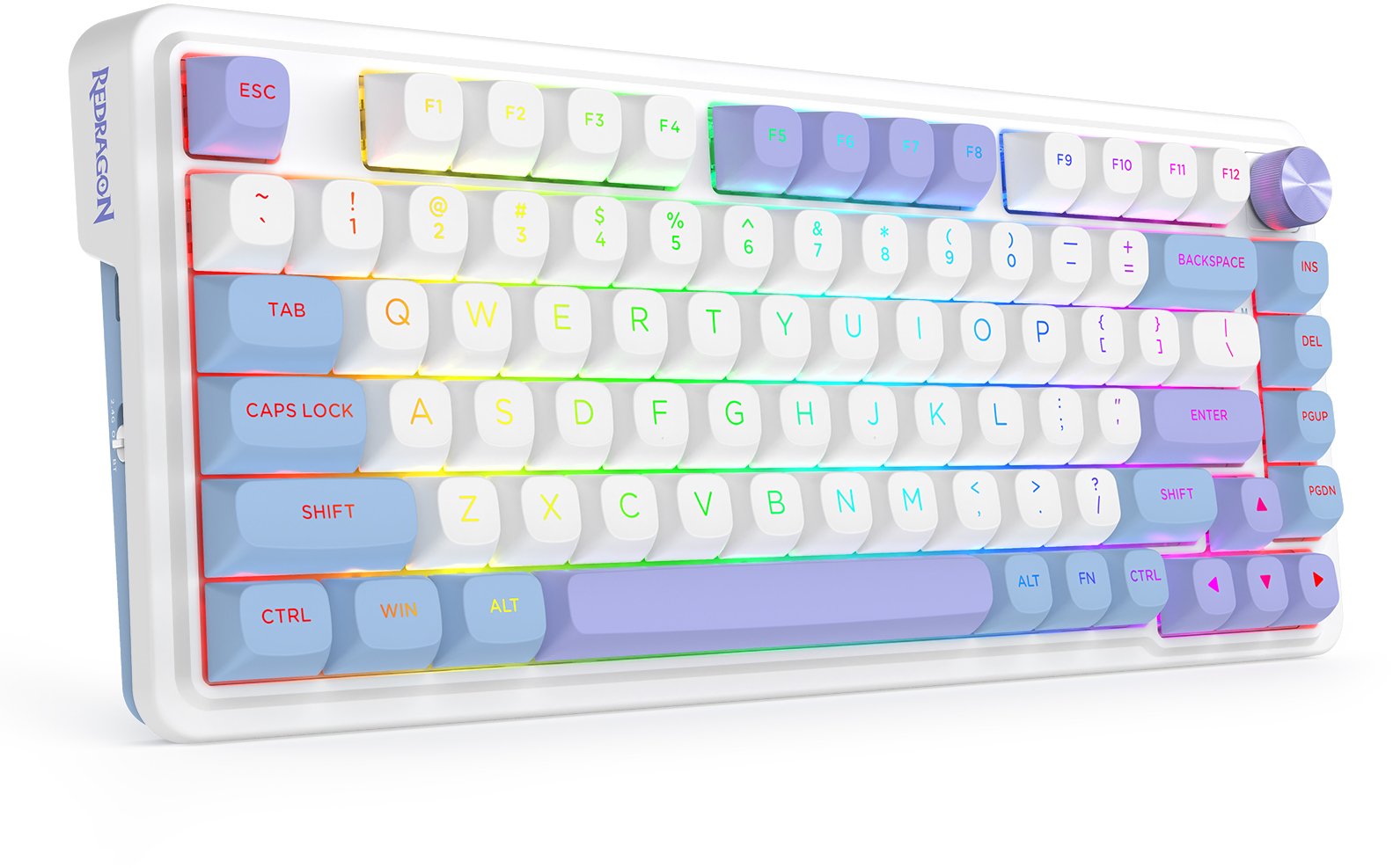 Tastierë gaming Redragon K673 MAX, mekanike 75%, wireless RGB, 81 taste