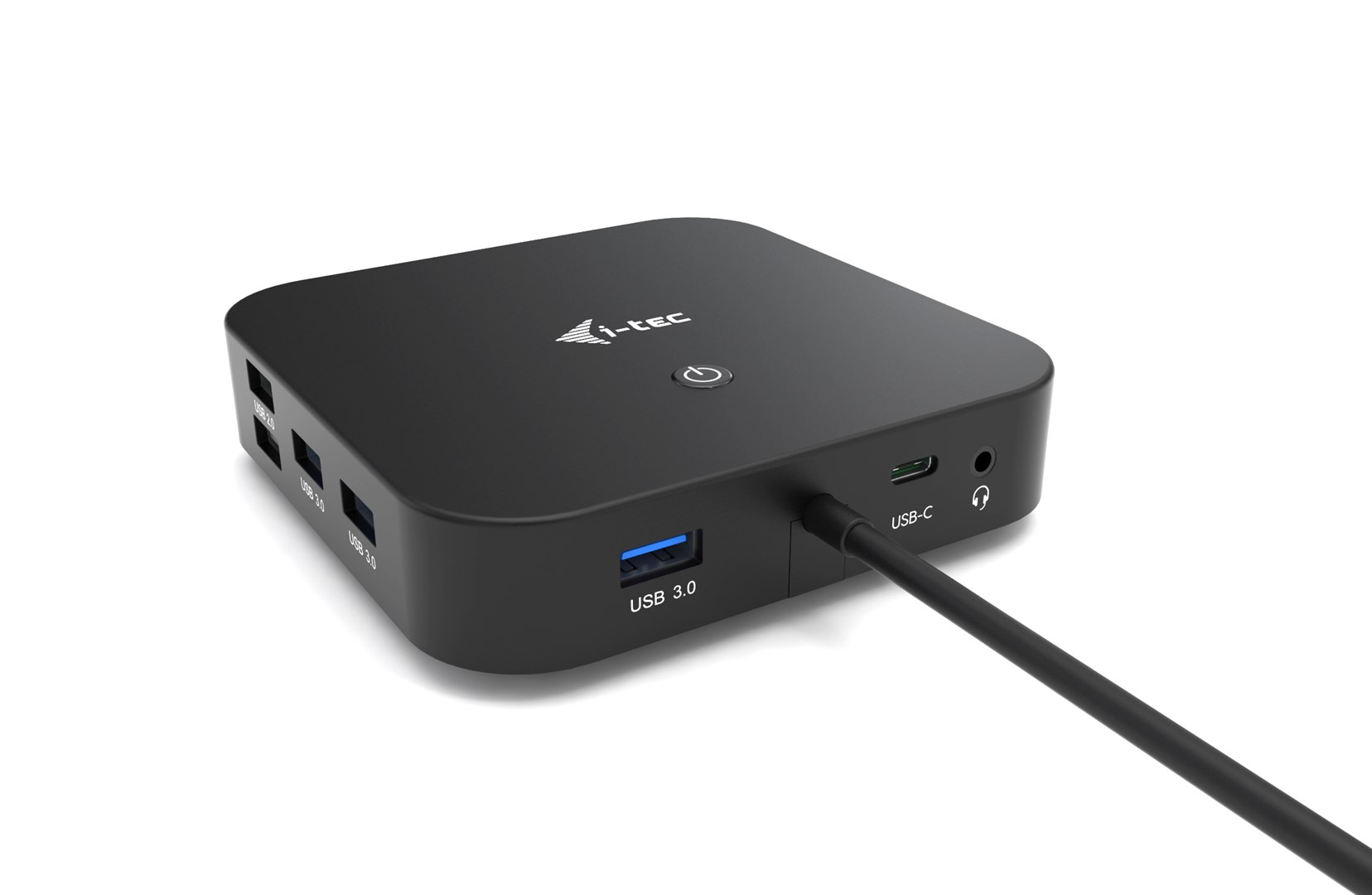 Stacion lidhës i-tec USB-C HDMI DP, 100W, i zi