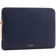Çantë laptopi Tech-Protect Fleece, 13-14", mbyllje me zinxhir, blu