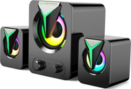 Altoparlantë kompjuteri Esperanza Soprano EGS107, sistem 2.1, RGB LED, të zinj