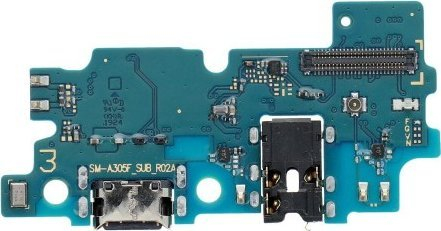 Fleks karikimi Samsung Galaxy A30, zëvendësues, ngjyrë e artë