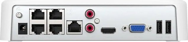 Set monitorimi Tenda K4P-4CR, 4 kamera PoE, 4MP, i bardhë