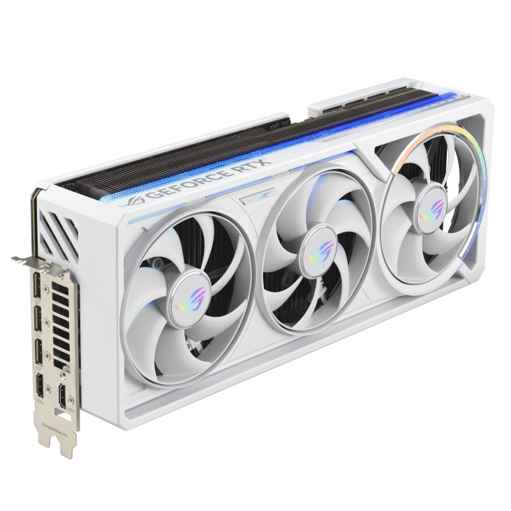 Kartë grafike ASUS ROG Astral RTX 5080 O16G, 16GB GDDR7, e bardhë