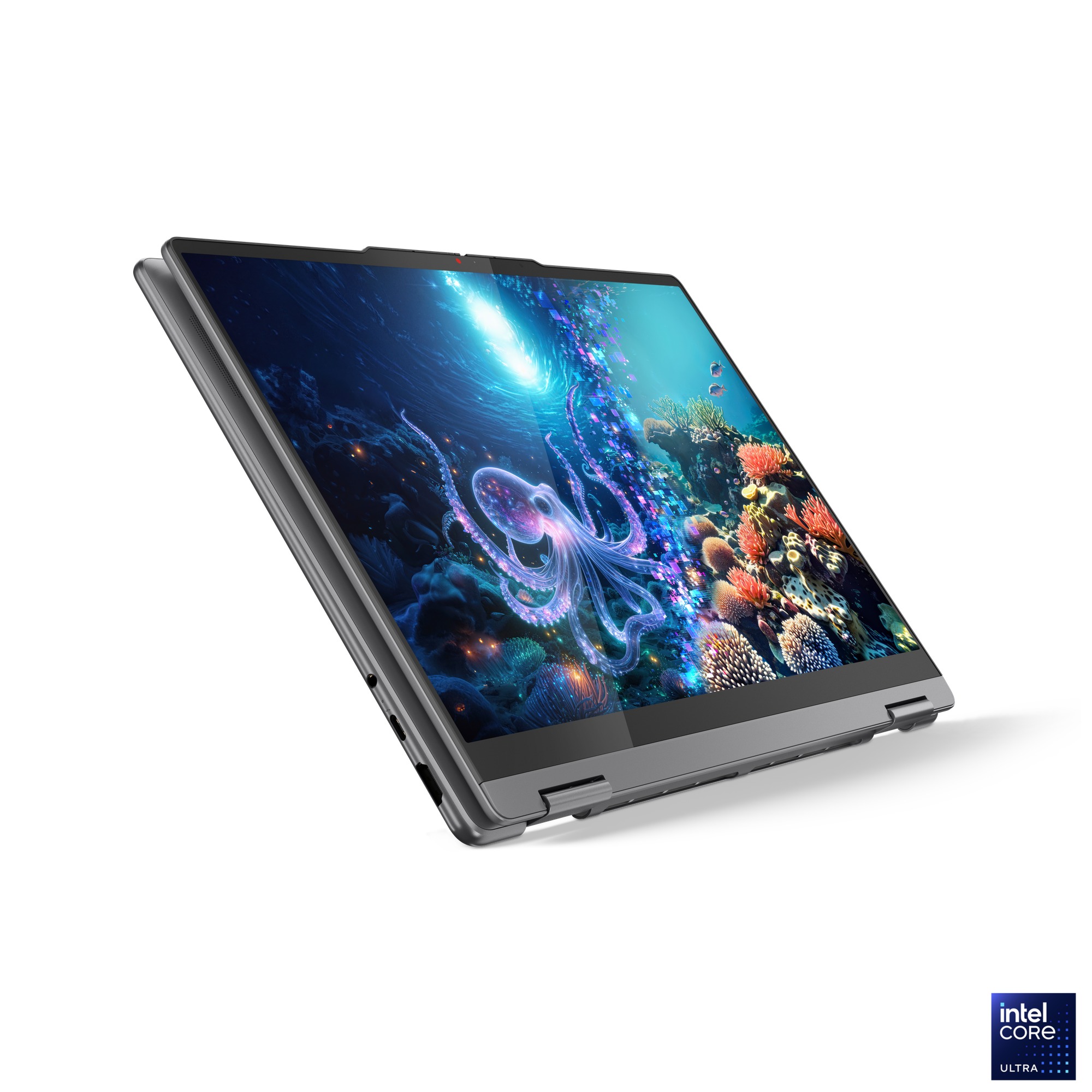 Laptop 2në1 Lenovo Yoga 7 14ILL10, Intel Core Ultra 7 256V, 14", 16GB RAM, 1TB SSD, Intel Arc 140V, i hirtë