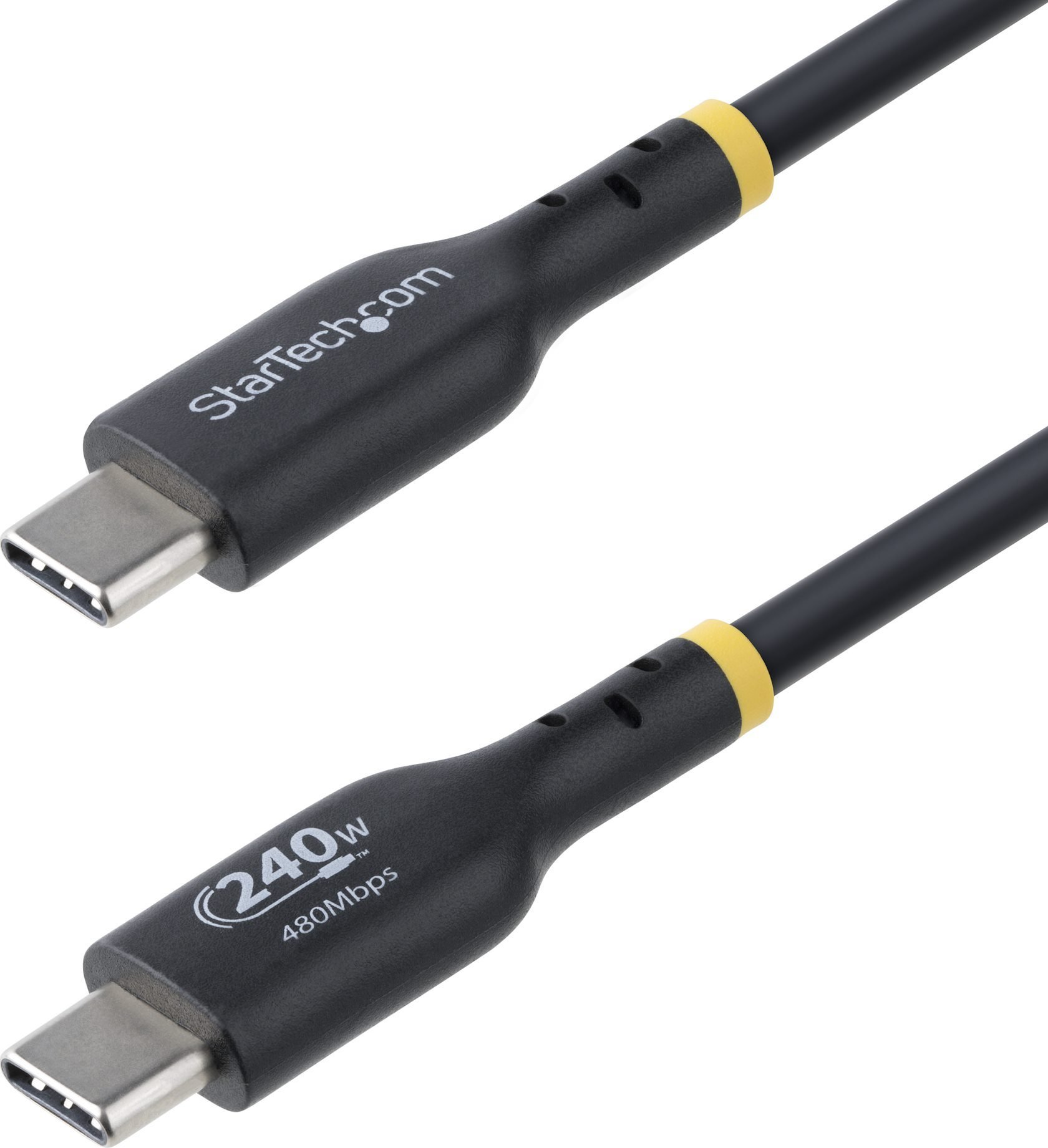 Kabllo karikues USB C StarTech 3m, 240W PD, USB 2.0, e zezë